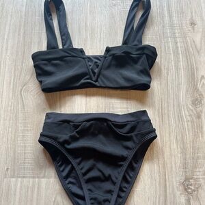 *Space Black Bikini Set